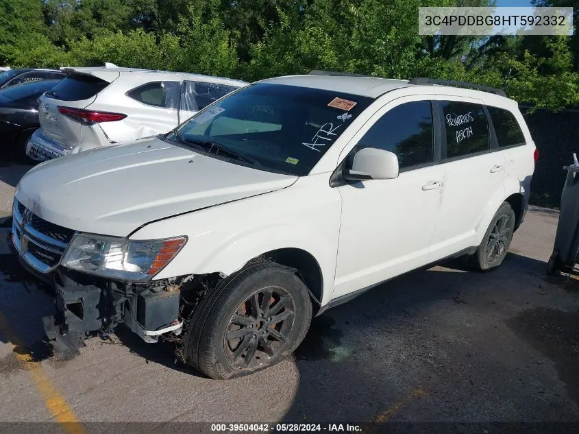 3C4PDDBG8HT592332 2017 Dodge Journey Sxt Awd