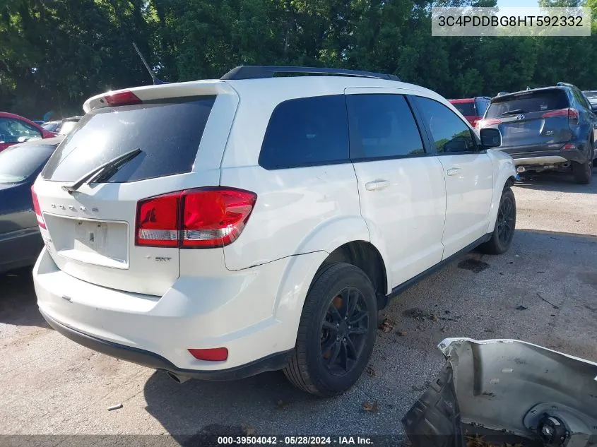 3C4PDDBG8HT592332 2017 Dodge Journey Sxt Awd