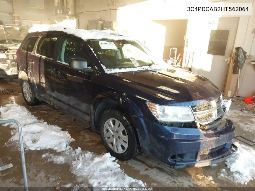 3C4PDCAB2HT562064 2017 Dodge Journey Se