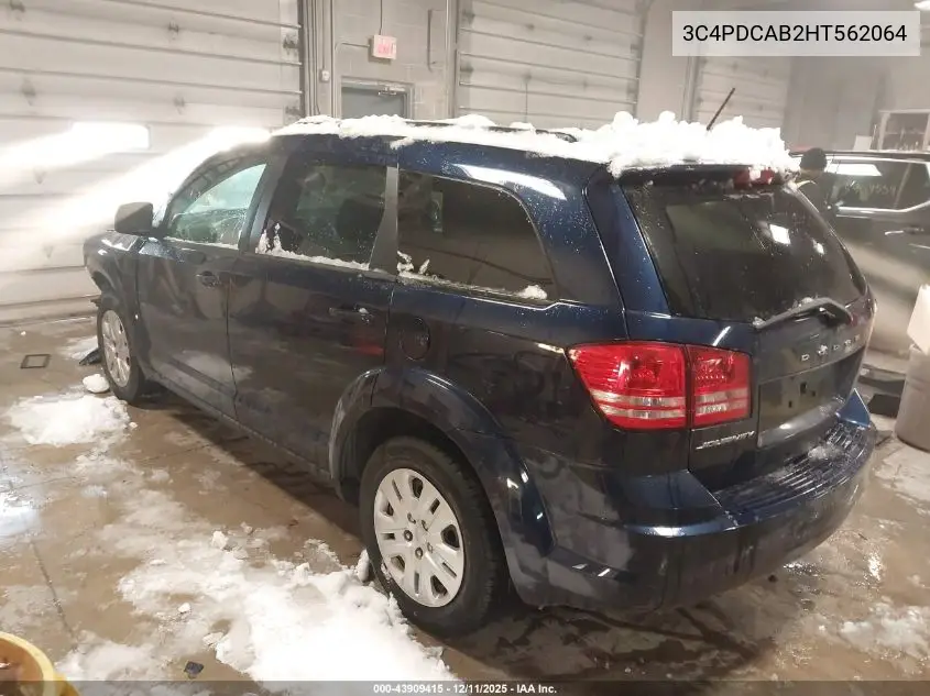 3C4PDCAB2HT562064 2017 Dodge Journey Se