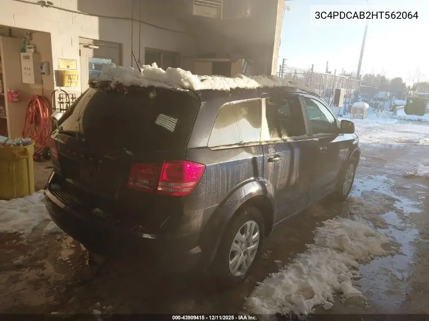 3C4PDCAB2HT562064 2017 Dodge Journey Se