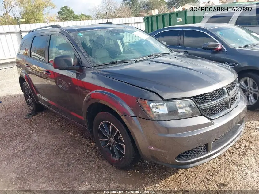 3C4PDCAB8HT637897 2017 Dodge Journey Se