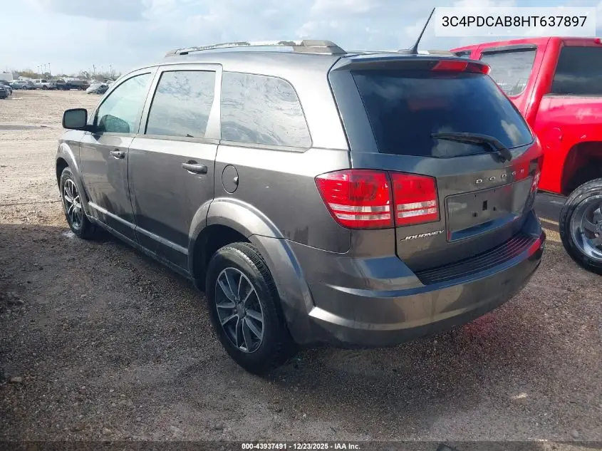 3C4PDCAB8HT637897 2017 Dodge Journey Se