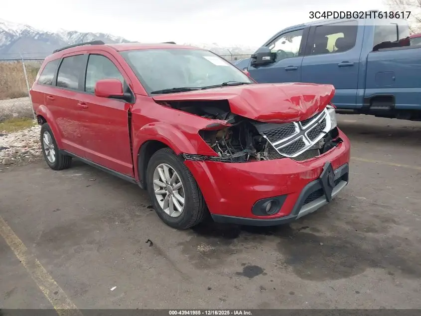 3C4PDDBG2HT618617 2017 Dodge Journey Sxt Awd