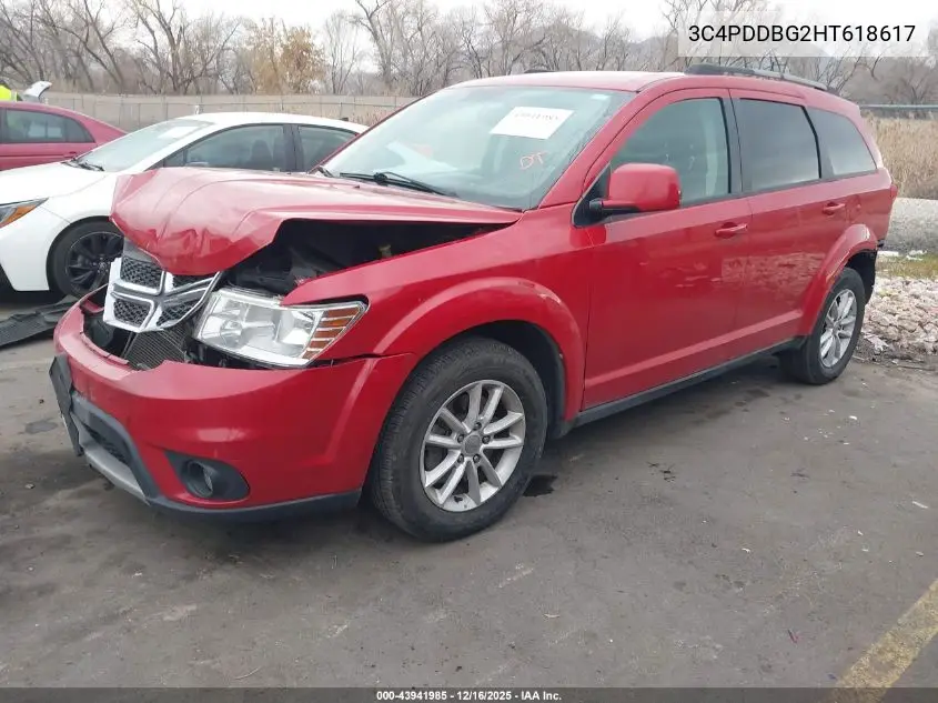 3C4PDDBG2HT618617 2017 Dodge Journey Sxt Awd