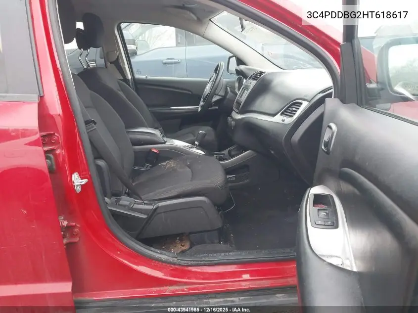 3C4PDDBG2HT618617 2017 Dodge Journey Sxt Awd