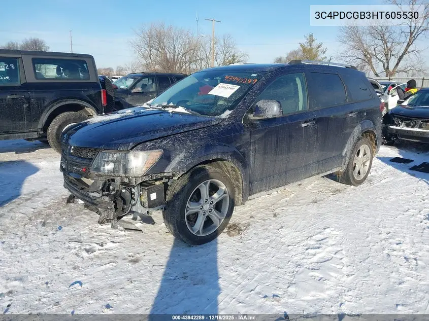 3C4PDCGB3HT605530 2017 Dodge Journey Crossroad