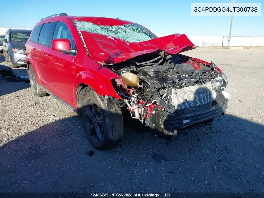 3C4PDDGG4JT300738 2018 Dodge Journey Crossroad