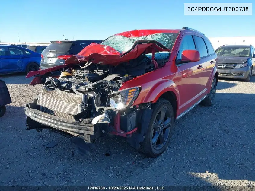 3C4PDDGG4JT300738 2018 Dodge Journey Crossroad