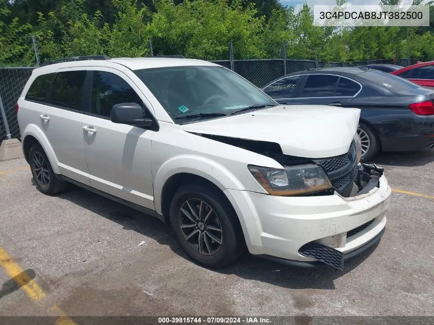 3C4PDCAB8JT382500 2018 Dodge Journey Se