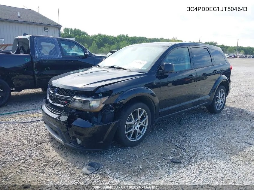 3C4PDDEG1JT504643 2018 Dodge Journey Gt