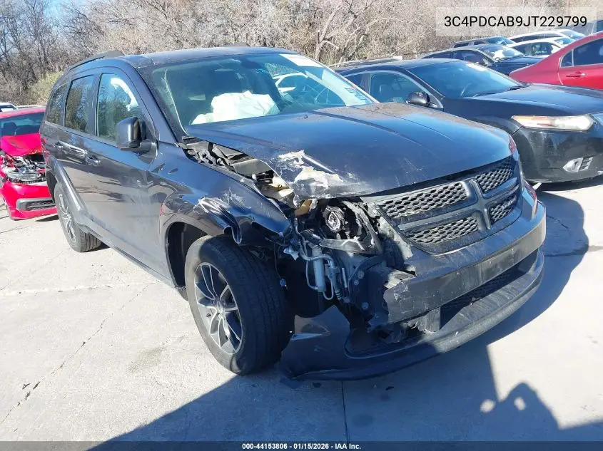3C4PDCAB9JT229799 2018 Dodge Journey Se
