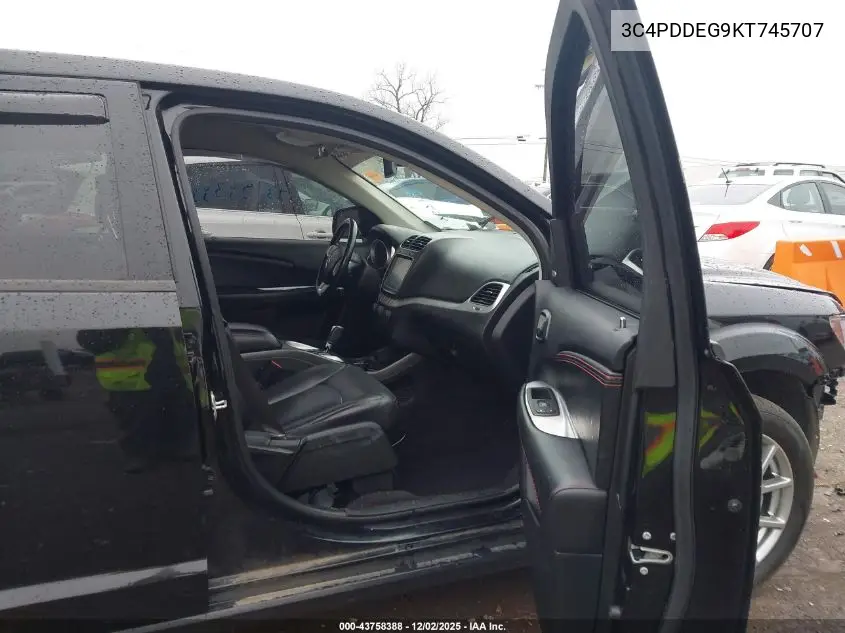 3C4PDDEG9KT745707 2019 Dodge Journey Gt Awd