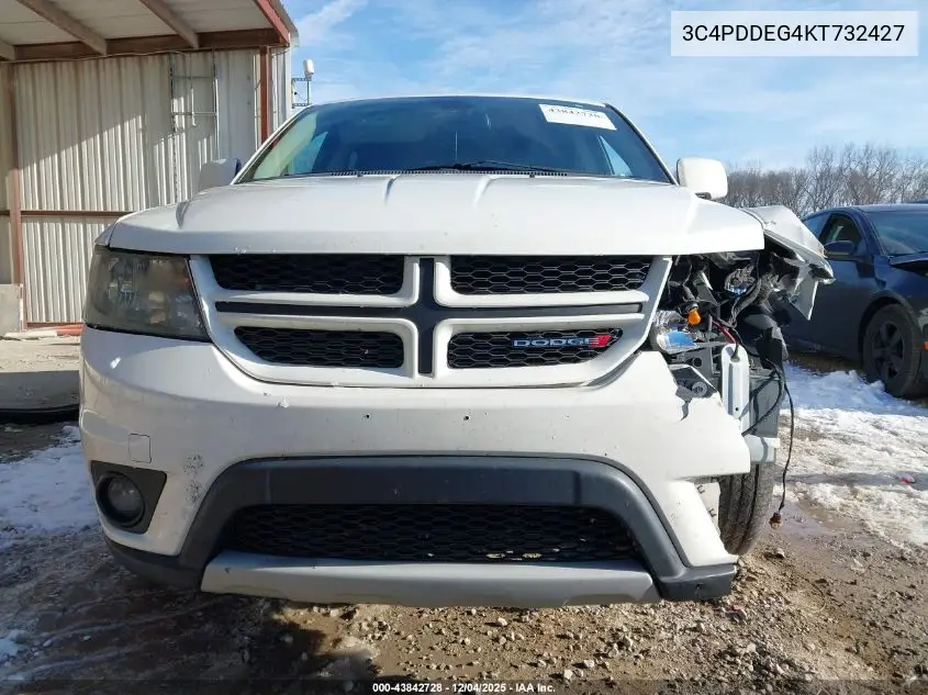 3C4PDDEG4KT732427 2019 Dodge Journey Gt Awd