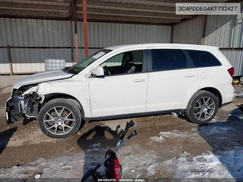 3C4PDDEG4KT732427 2019 Dodge Journey Gt Awd