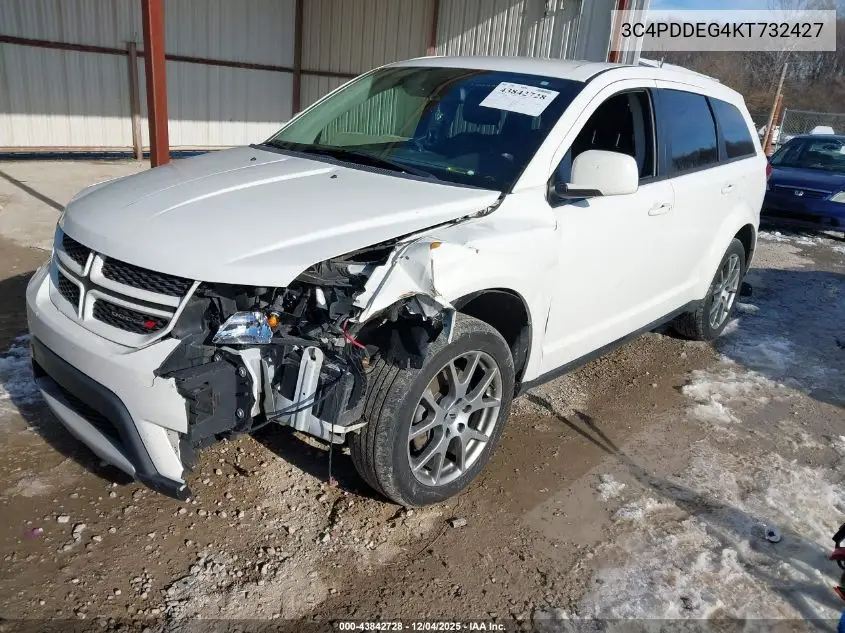 3C4PDDEG4KT732427 2019 Dodge Journey Gt Awd