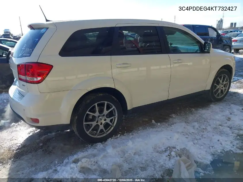 3C4PDDEG4KT732427 2019 Dodge Journey Gt Awd