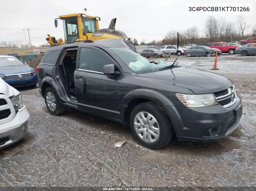 3C4PDCBB1KT701266 2019 Dodge Journey Se