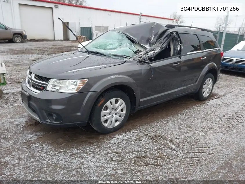 3C4PDCBB1KT701266 2019 Dodge Journey Se