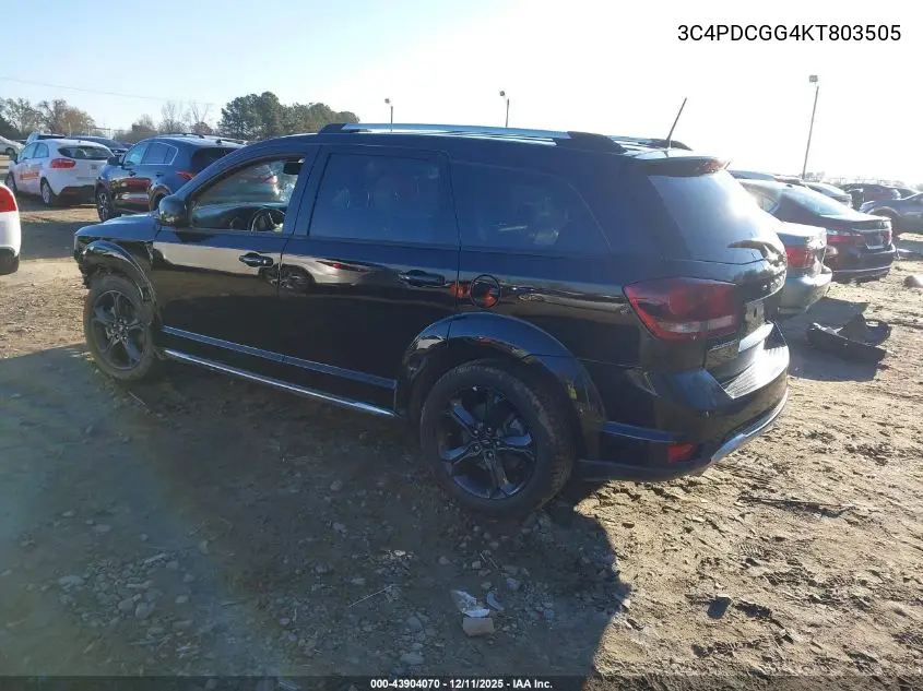 3C4PDCGG4KT803505 2019 Dodge Journey Crossroad