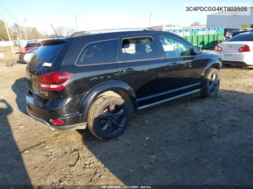 3C4PDCGG4KT803505 2019 Dodge Journey Crossroad