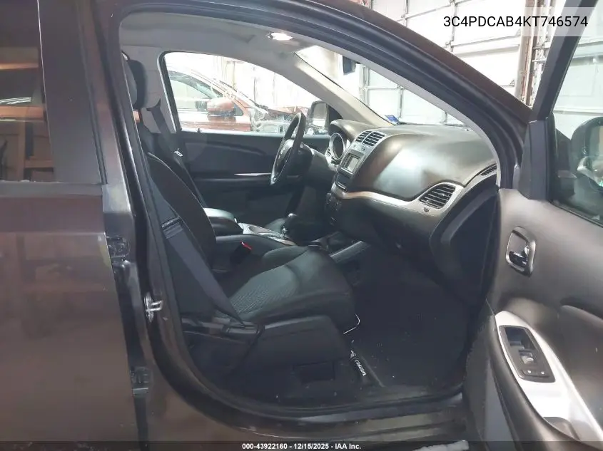 3C4PDCAB4KT746574 2019 Dodge Journey Se Value Package
