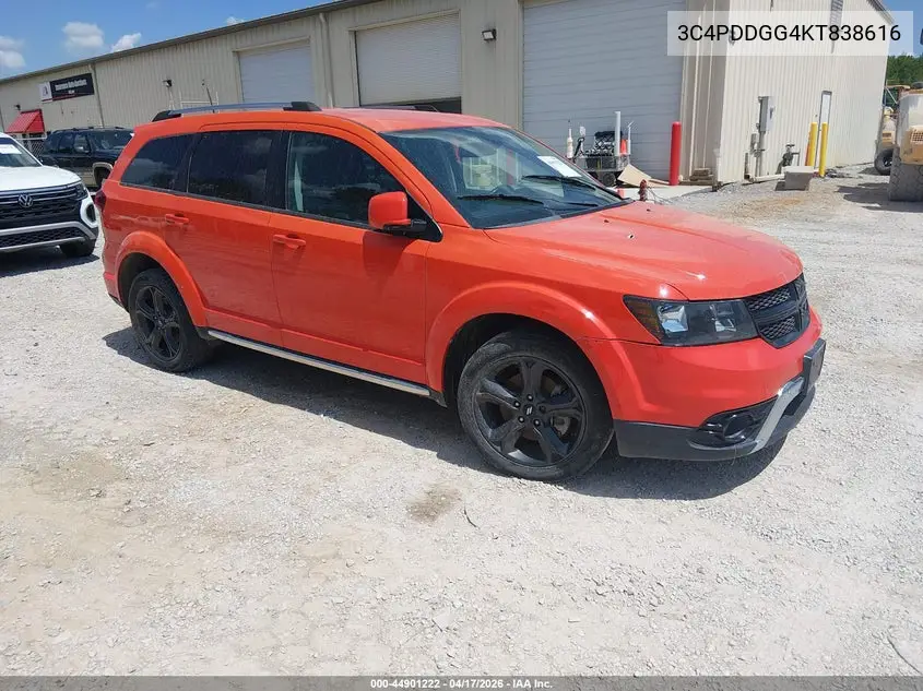 3C4PDDGG4KT838616 2019 Dodge Journey Crossroad Awd