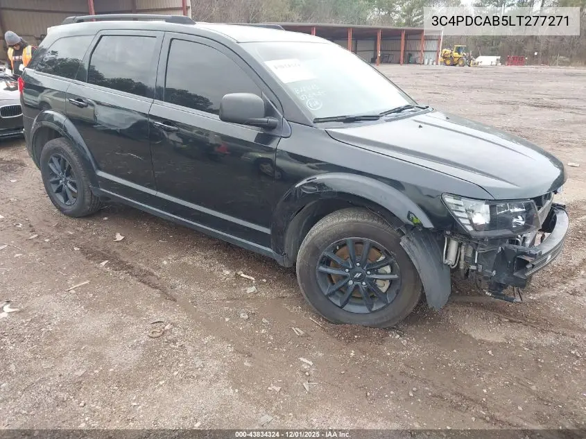 3C4PDCAB5LT277271 2020 Dodge Journey Se Value