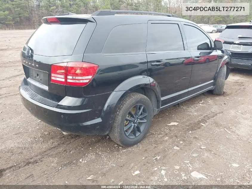 3C4PDCAB5LT277271 2020 Dodge Journey Se Value