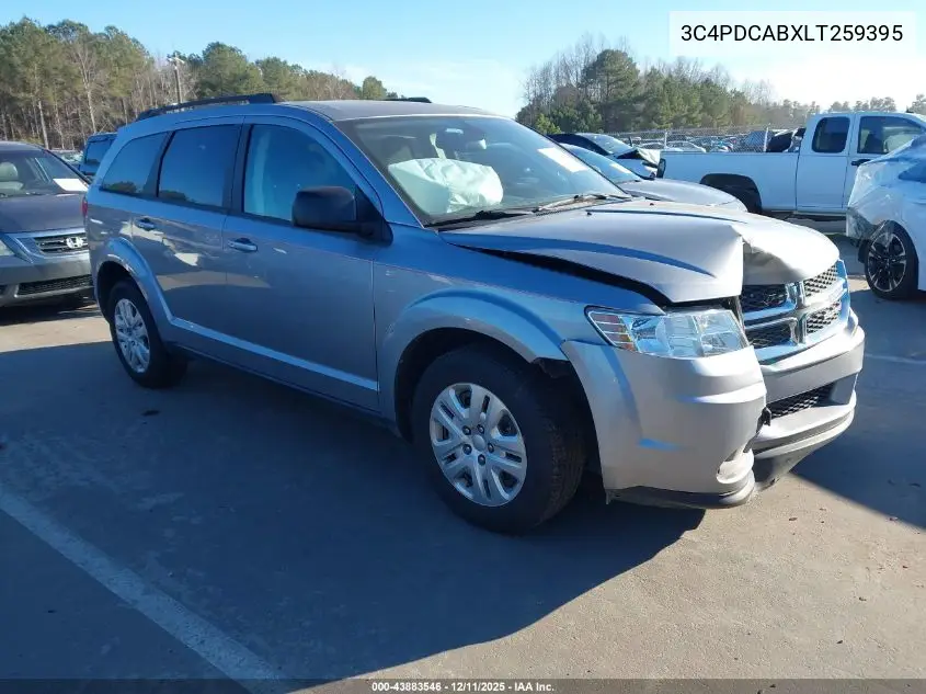 3C4PDCABXLT259395 2020 Dodge Journey Se Value