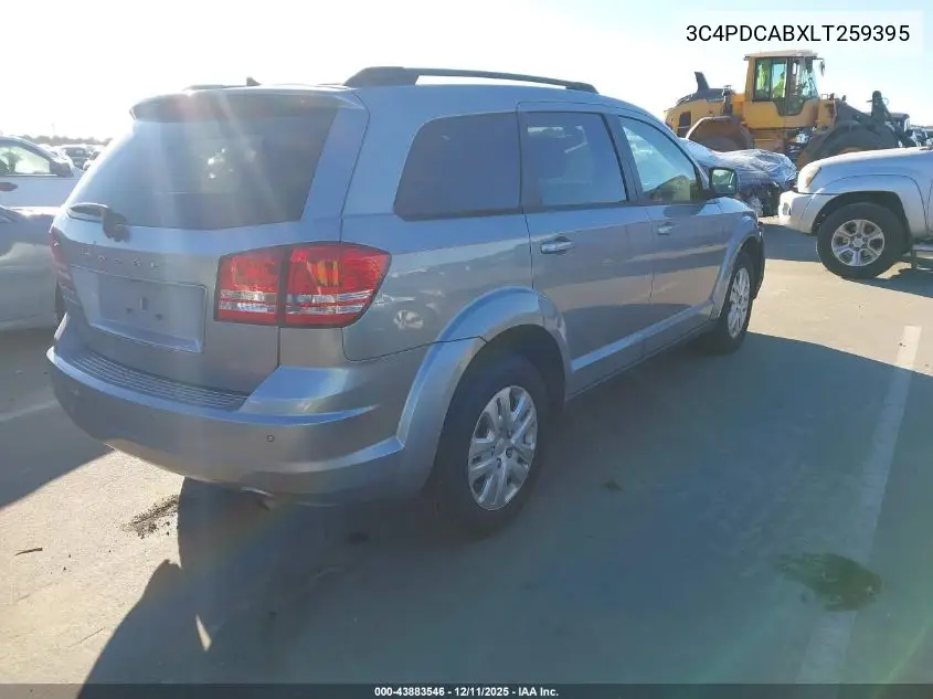 3C4PDCABXLT259395 2020 Dodge Journey Se Value