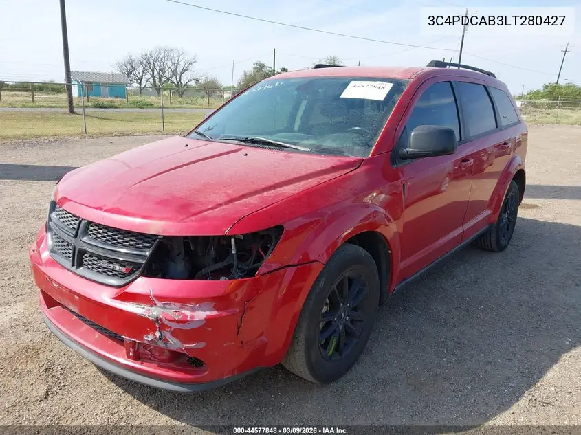 3C4PDCAB3LT280427 2020 Dodge Journey Se Value