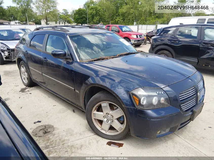 2005 Dodge Magnum Sxt VIN: 2D4GZ48V95H648468 Lot: 44996605