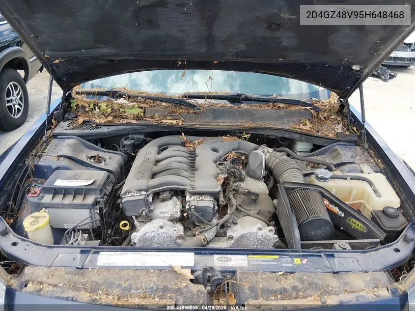 2005 Dodge Magnum Sxt VIN: 2D4GZ48V95H648468 Lot: 44996605