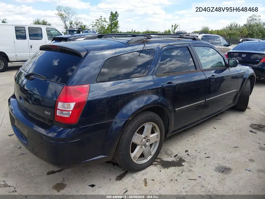 2005 Dodge Magnum Sxt VIN: 2D4GZ48V95H648468 Lot: 44996605