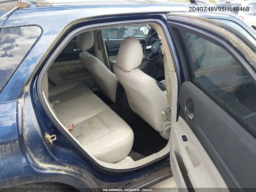 2005 Dodge Magnum Sxt VIN: 2D4GZ48V95H648468 Lot: 44996605