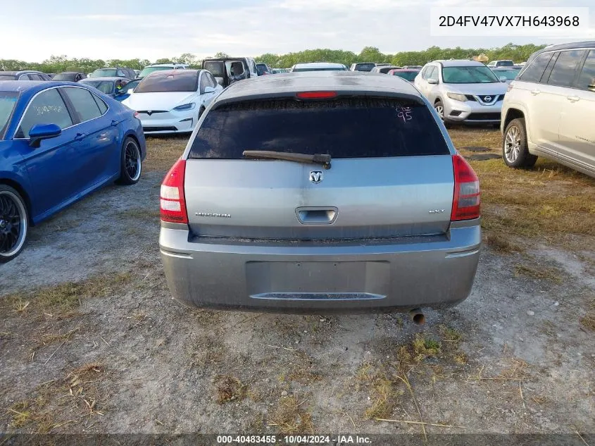 2D4FV47VX7H643968 2007 Dodge Magnum