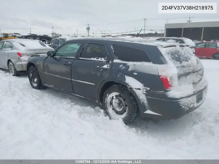 2D4FV37V38H218975 2008 Dodge Magnum Sxt