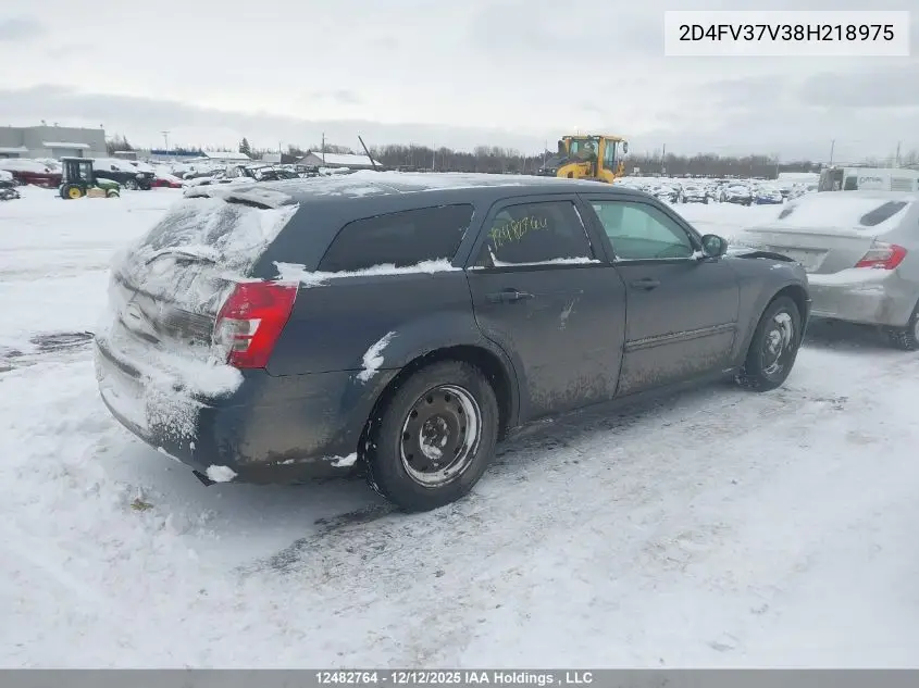 2D4FV37V38H218975 2008 Dodge Magnum Sxt