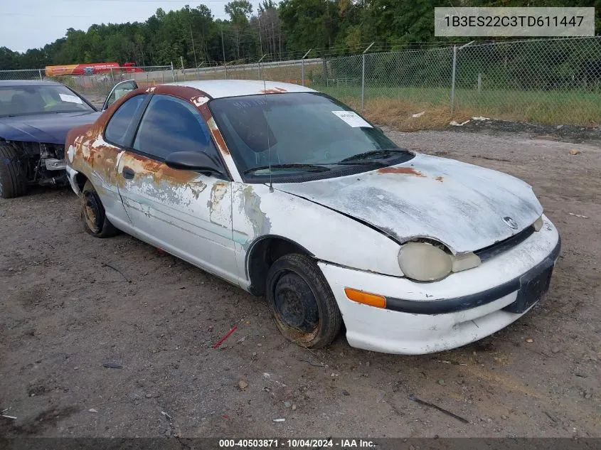 1B3ES22C3TD611447 1996 Dodge Neon