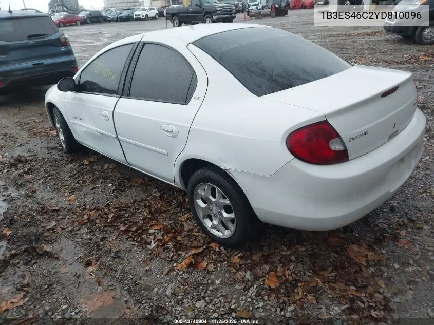 1B3ES46C2YD810096 2000 Dodge Neon Highline
