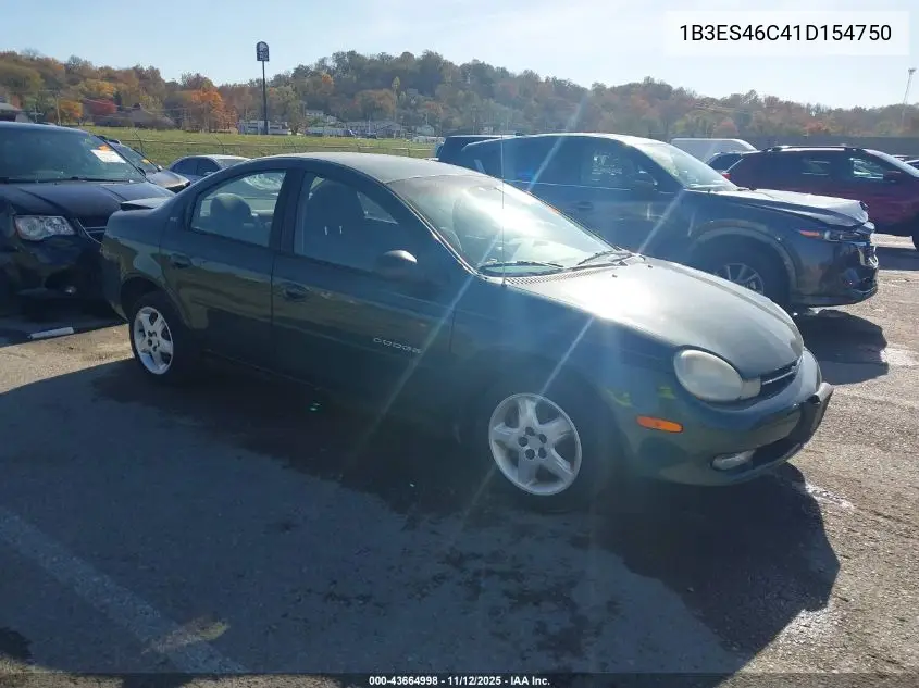 1B3ES46C41D154750 2001 Dodge Neon Se