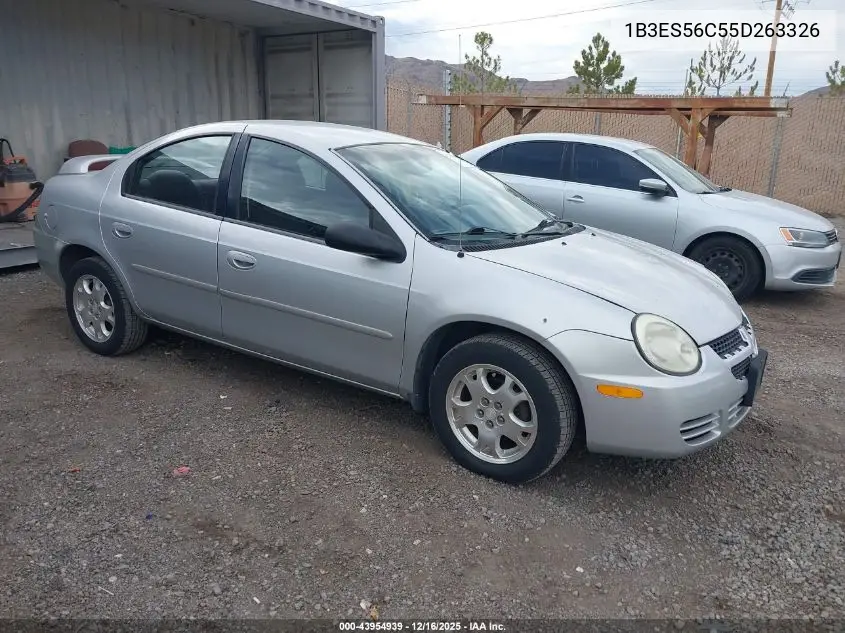 1B3ES56C55D263326 2005 Dodge Neon Sxt
