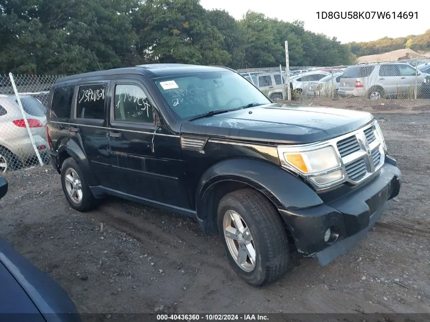 1D8GU58K07W614691 2007 Dodge Nitro Slt/Rt