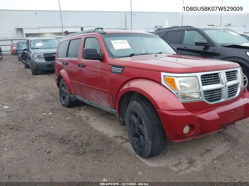 1D8GU58K07W529009 2007 Dodge Nitro Slt/Rt