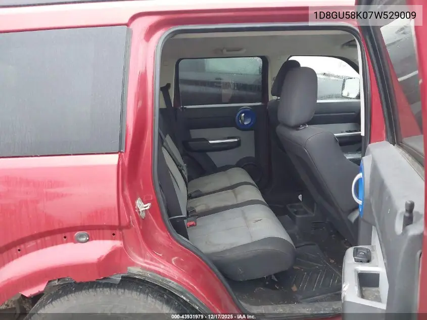 1D8GU58K07W529009 2007 Dodge Nitro Slt/Rt