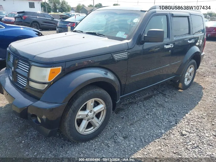 1D8GU58638W107434 2008 Dodge Nitro Slt/Rt