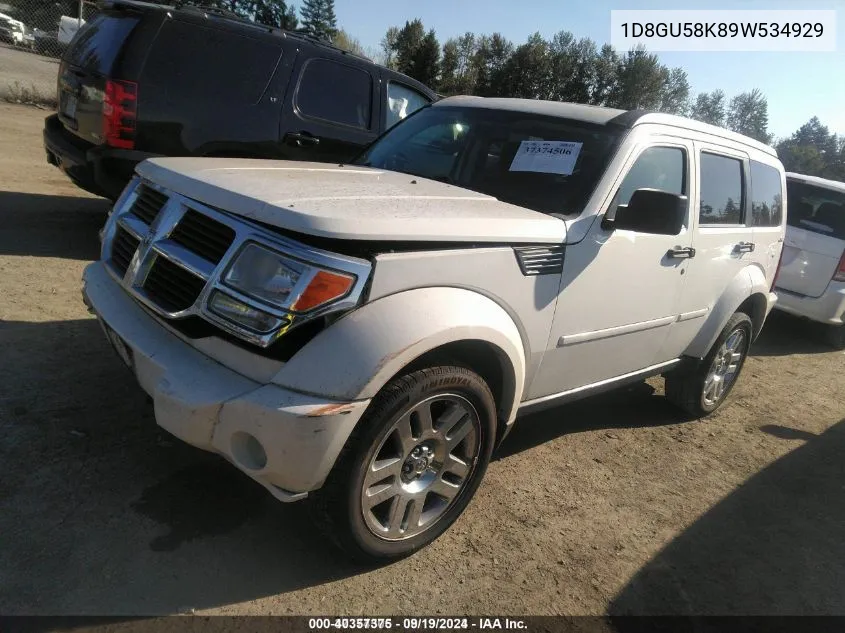 1D8GU58K89W534929 2009 Dodge Nitro Slt/Rt