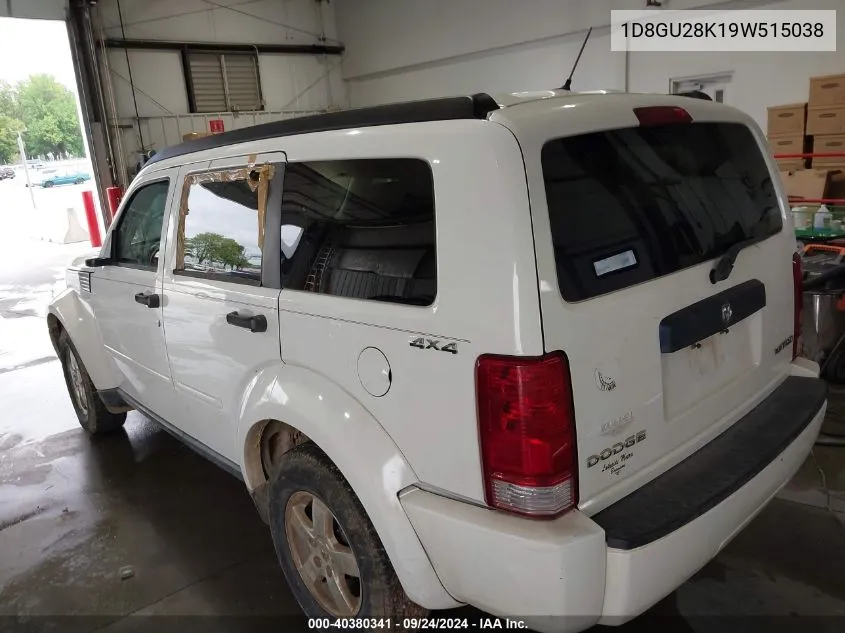 1D8GU28K19W515038 2009 Dodge Nitro Se