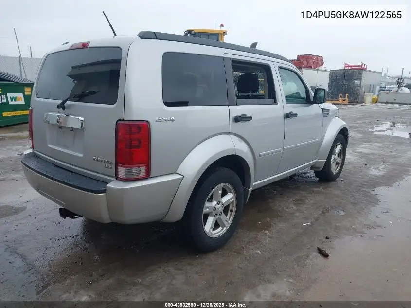 1D4PU5GK8AW122565 2010 Dodge Nitro Sxt